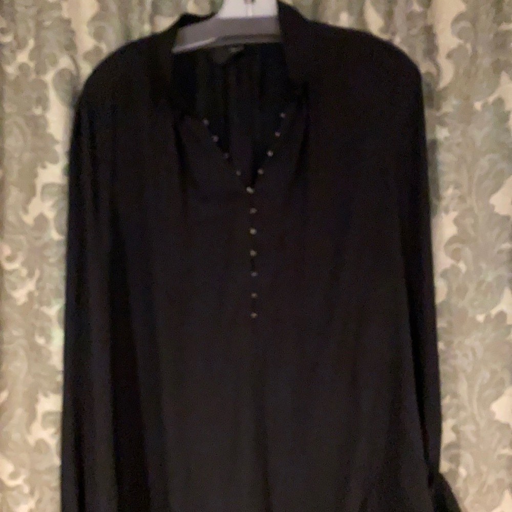 Dress or work top black size 14